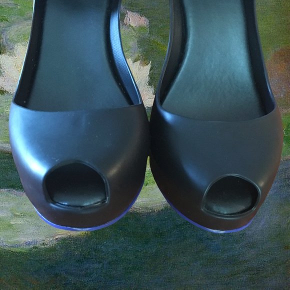 Melissa Black and Blue Women's Shoes - Picture 5 of 6